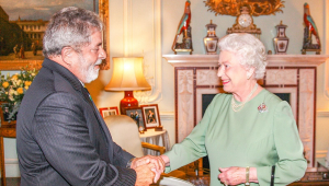 Lula e Rainha Elizabeth II