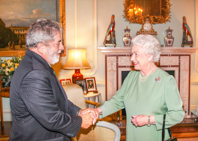 Lula e Rainha Elizabeth II