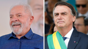 Montagem Lula Jair Bolsonaro