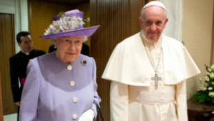 papa e rainha elizabeth II