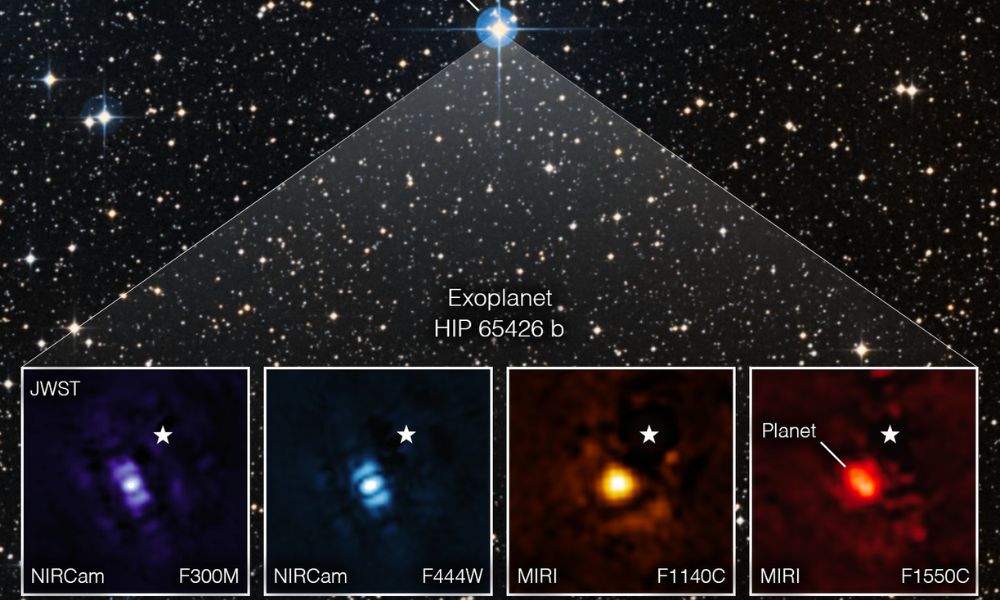 La NASA publica la primera imagen de un exoplaneta del Súper Telescopio James Webb