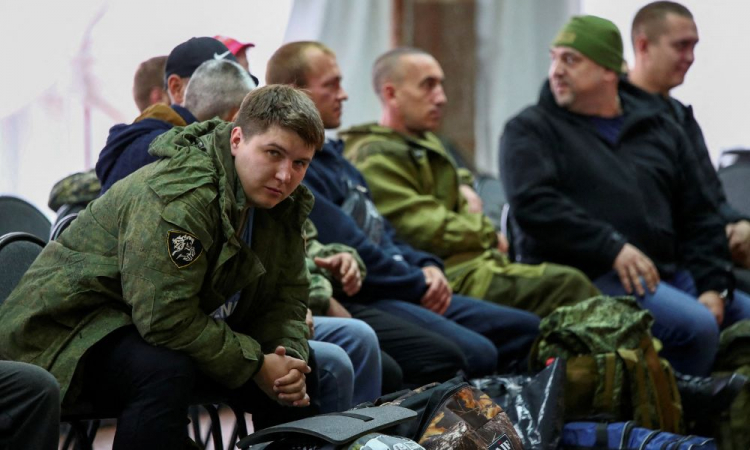 reservistas impedidos de sair da Rússia