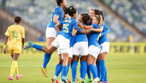 Seleção feminina atropelou a África do Sul em amistoso