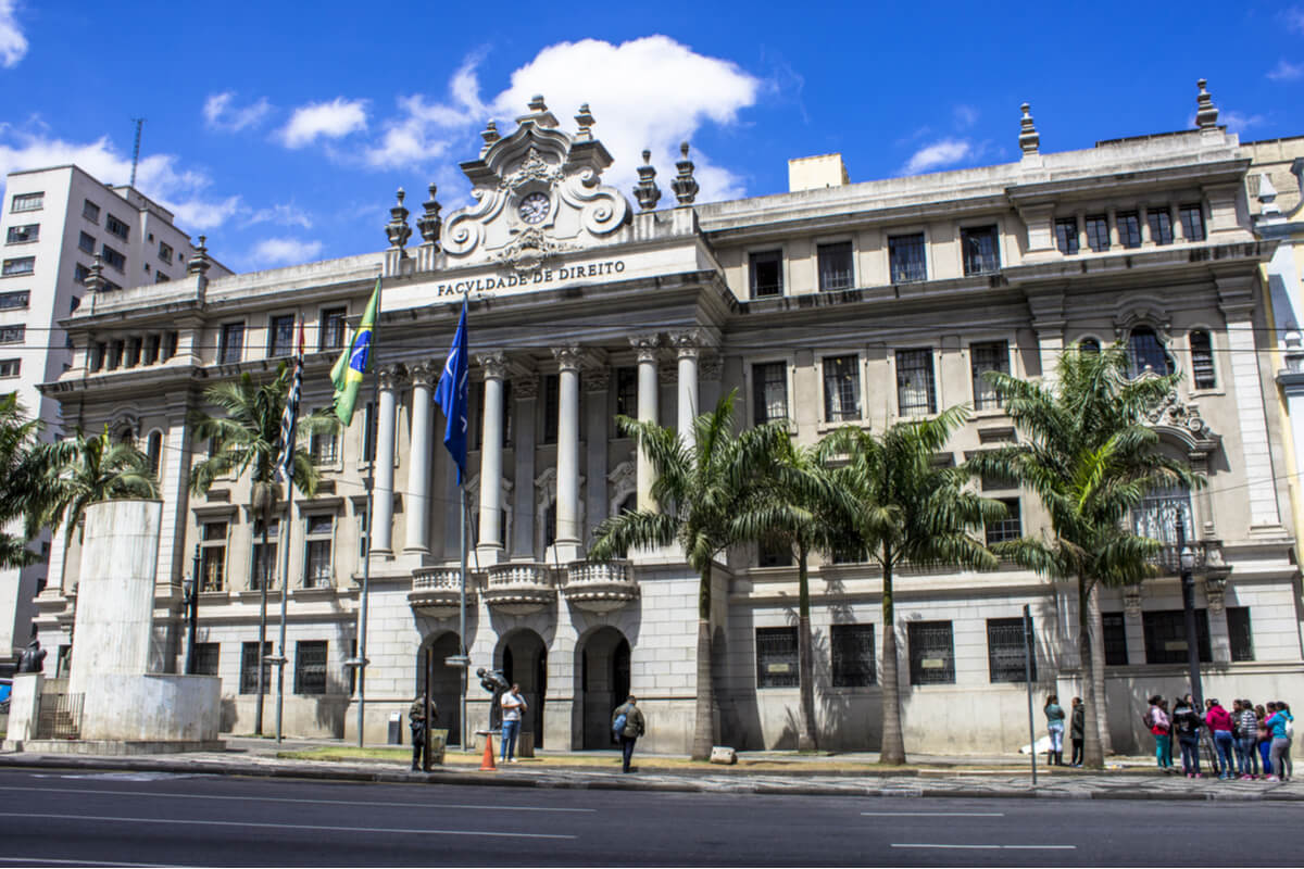 Vista da Faculdade de Direito da Universidade de São Paulo 