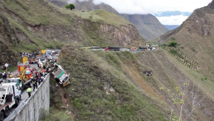 Acidente de ônibus na Colômbia