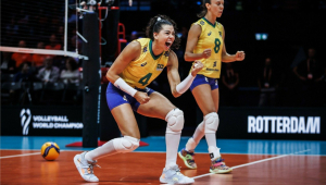 Carolana foi o destaque do Brasil na vitória sobre Porto Rico pelo Mundial de Vôlei