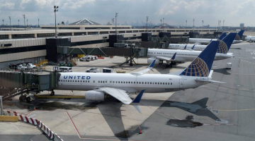 avião da united airlines