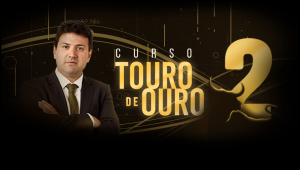 Banner do curso Touro de Ouro 2, com a foto de Pablo Spýer