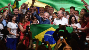 Lula em discurso após vitória
