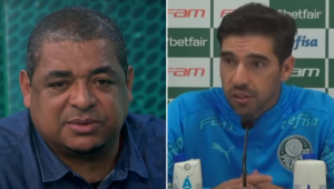 Vampeta critica Abel Ferreira por declaração grosseira em entrevista coletiva