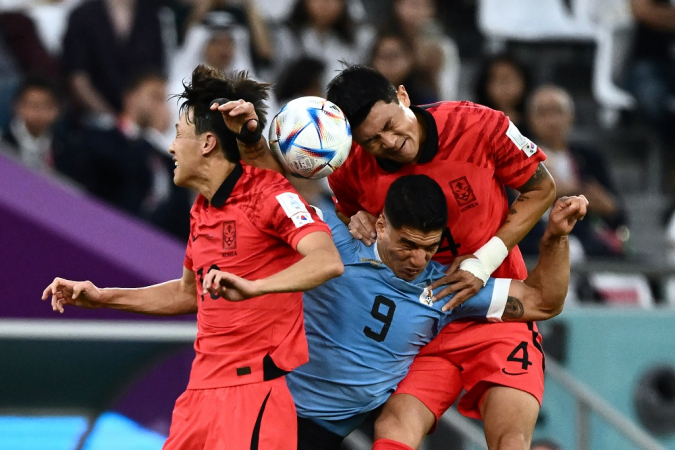 Luis Suárez não conseguiu fazer a diferença para o Uruguai na partida contra a Coreia do Sul