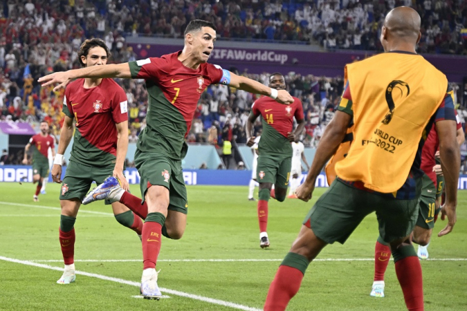 Cristiano Ronaldo marcou na vitória de Portugal sobre Gana