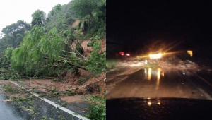Estradas do Paraná foram interditadas após deslizamentos