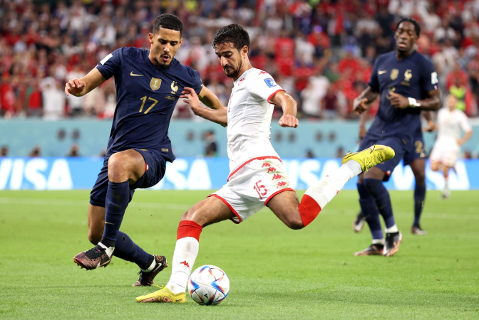 Tunísia e França se enfrentaram pela última rodada da fase de grupos da Copa do Mundo