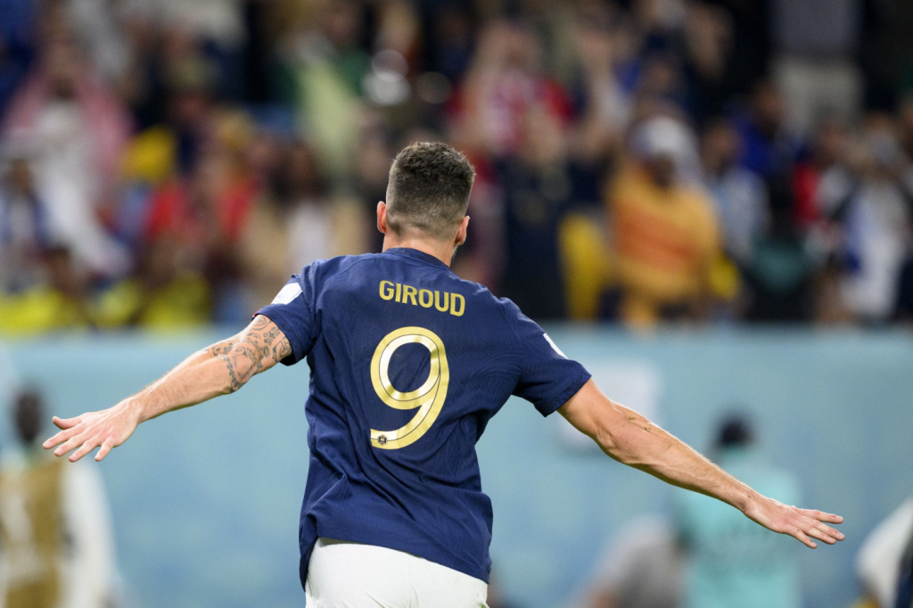 Giroud se isola como maior artilheiro da história da seleção francesa