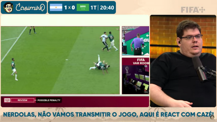 Casimiro alcança a segunda maior live da história do  ao transmitir  Brasil x Sérvia - Olhar Digital