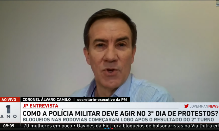 Coronel Álvaro Camilo, secretário-executivo da Polícia Militar de São Paulo