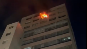 Incêndio em apartamento
