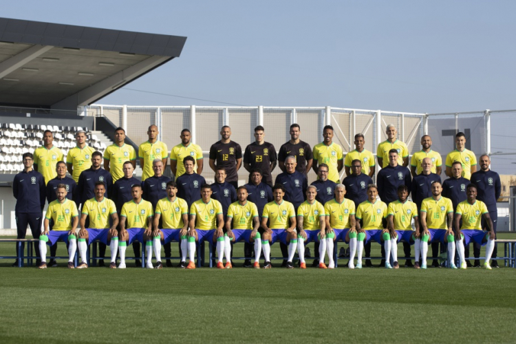 CBF divulgou a foto oficial da seleção brasileira para a Copa do Mundo