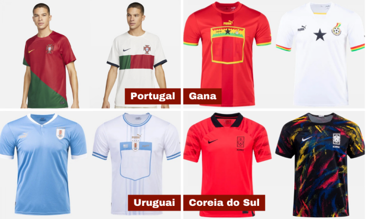 CBF divulga camiseta oficial da seleção brasileira para Copa do Mundo