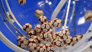 Sorteio de bolinhas em loteria
