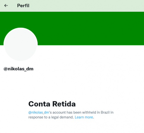 conta do twitter de nikolas ferreira