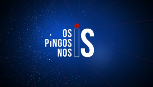 Logomarca de programa Os Pingos nos Is, da Jovem Pan