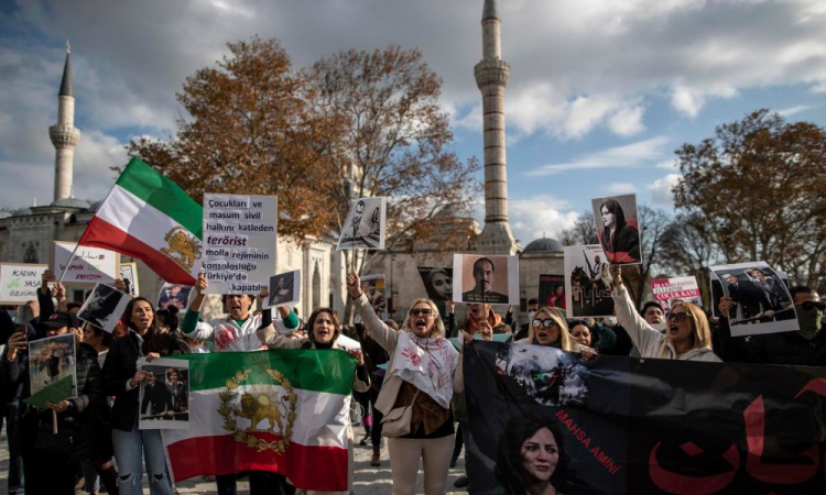 protesto irã