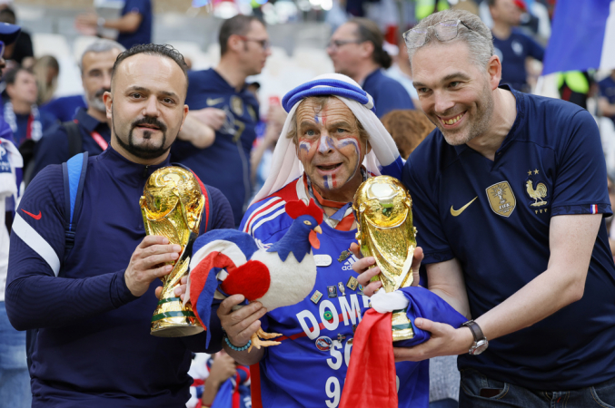 Franceses seguram taça antes de final contra Argentina