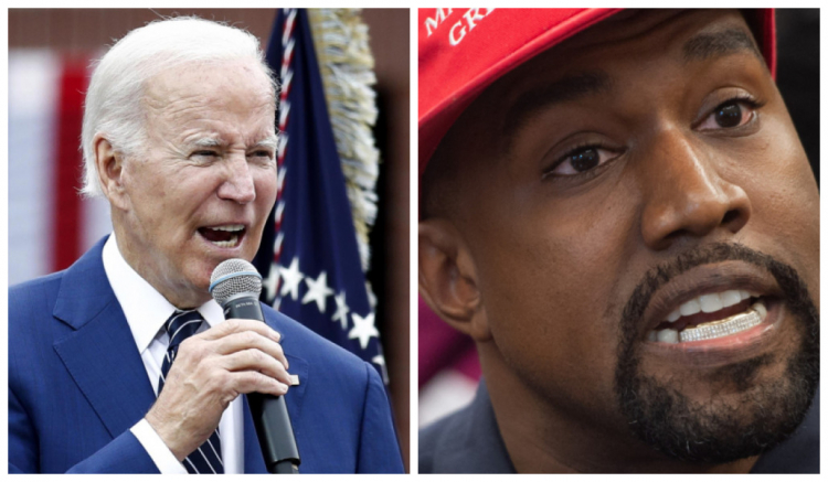 Joe Biden e Kanye West