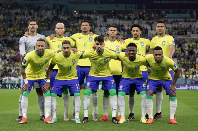 Seleção brasileira posa para foto
