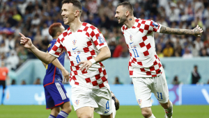 Perisic marcou para a Croácia no empate com o Japão