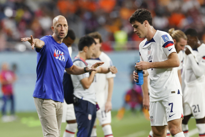 gregg berhalter e giovanni reyna; estados unidos