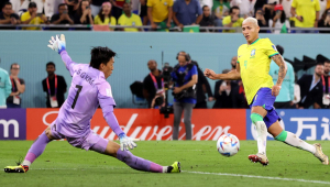 Richarlison marcou na vitória da seleção brasileira sobre a Coreia do Sul