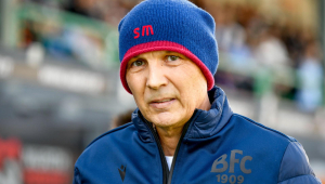 Sinisa Mihajlovic; treinador do Bologna e ex-jogador