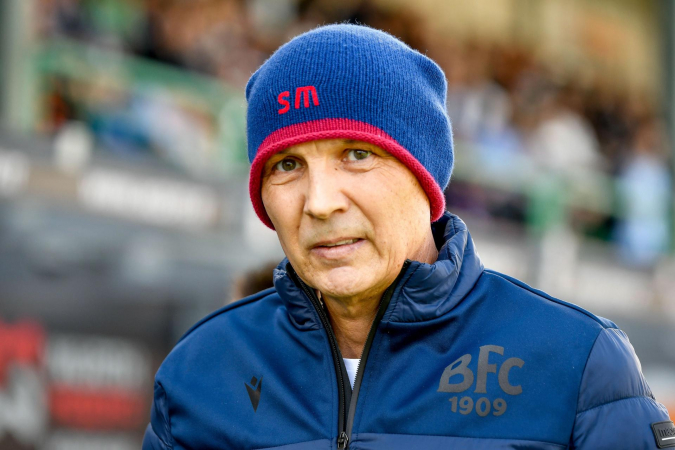 Sinisa Mihajlovic; treinador do Bologna e ex-jogador