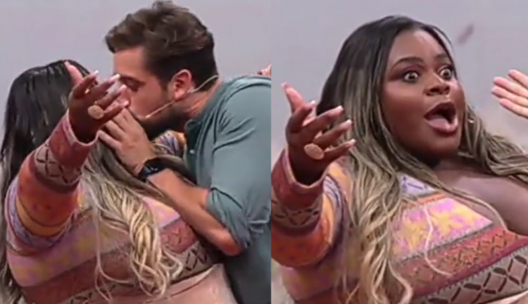 Jojo Todynho e Rafael Cardoso se beijando