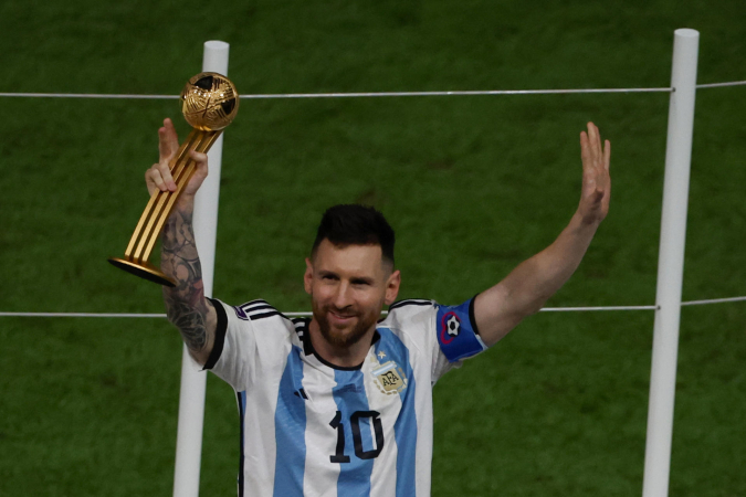 Lionel Messi foi eleito o craque da Copa do Mundo 2022