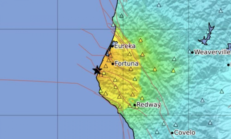 terremoto na califórnia