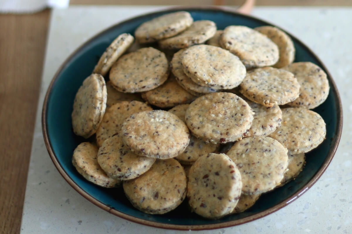 Biscoito com chia 