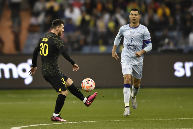 Em jogo com gols de Cristiano Ronaldo e Messi, PSG vence combinado de Al- Hilal e Al-Nassr | Jovem Pan