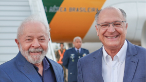 Presidente Lula e seu vice Geraldo Alckmin