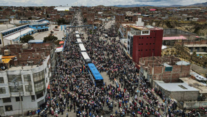 manifestações do Peru