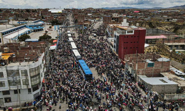 manifestações do Peru