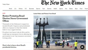 repercussão internacional invasão brasília