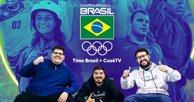 CazéTV fechou parceria com o COB para transmitir Pan-2023 e Paris-2024