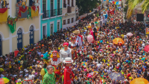 Tradicional desfile dos Bonecos Gigantes de Olinda, na terça-feira de Carnaval