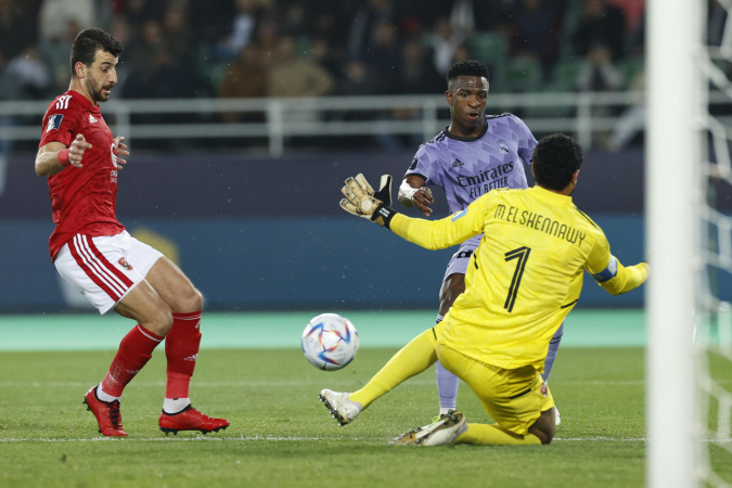 Vinicius Júnior marcou na vitória do Real Madrid sobre Al Ahly
