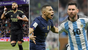 Benzema, Mbappé e Messi concorrem ao prêmio The Best 2022