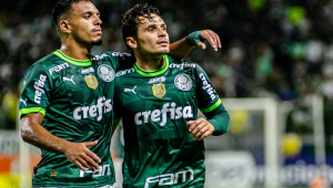 Gabriel Menino e Raphael Veiga no Palmeiras